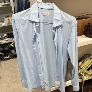 NEW Eton Men's Sky Blue Dress Shirt (Slim 16 41)